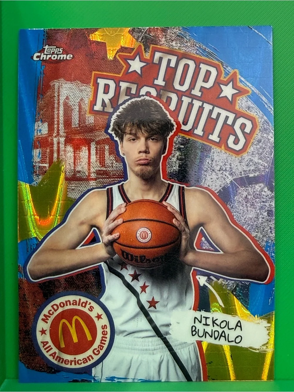 2025 Topps Chrome Mcdonald's All American - Top Recruits Niko Bundalo #TP-14...
